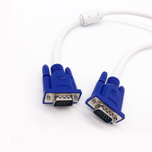 3+4 vga cable 1.5 meter with vga connector white colour cable 3m 5m 10m 15m 20m 30m