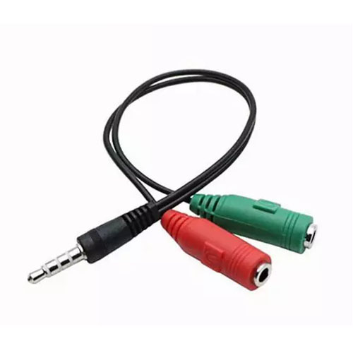 1 To 2 Hot sale 3.5mm Mic Earphone Headphones Jack Stereo audio Splitter Cable