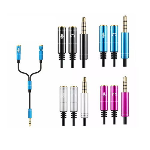 Premium Headphone Splitter cable 3.5mm male to 2 Dual 3.5mm female Headphone Y Splitter Cable