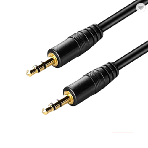 high quality gold plated 3.5mm to 3.5mm stereo AUX cable for phone car speaker