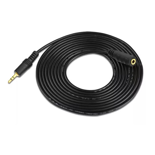 Mobile phone headphone extension cable 3.5mm jack male to female extender cable