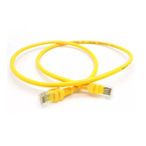 Yellow Rj45 CAT5 Ethernet Lan Network Internet Computer Patch Cable