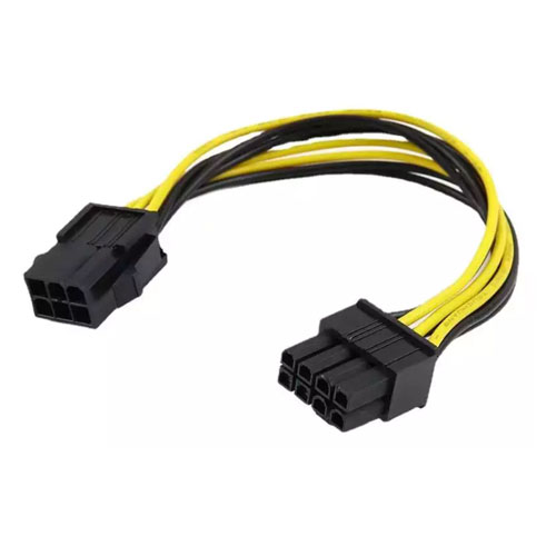 SATA 6pin To 8pin Graphic Card Power Adapter Cable PCI Express SATA Power Supply Cable