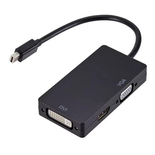 3 in 1 1080p Mini DisplayPort Adapter DP to HDMI VGA DVI Converter Adapter 3 in 1