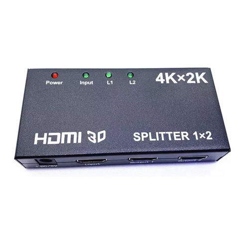 HDMI 1x2 HDMI Splitter 1 in 2 out 1080P HD Splitter HDMI Switcher for Audio Video