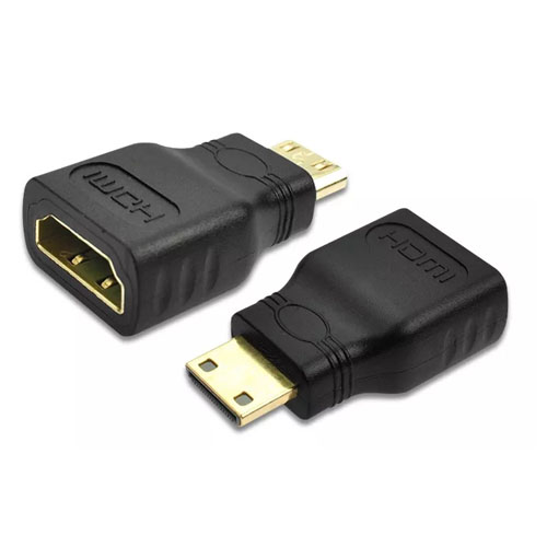 1080P4K gold plated Mini Hdmi Male To Hdmi Female Adapter