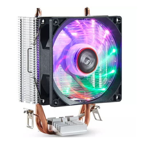 colorful light CPU cooler Processor heatsink 12v Unique appearance PC air fans cooling