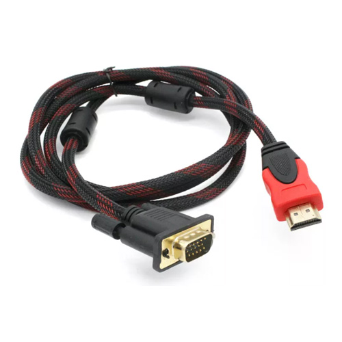 1.5m HDMI To VGA adapter cable 1080p hdmi to vga female cable