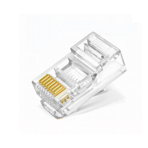 Hot sale Gold Plating Cat6 8p8c Rj 45 Unshielded Pc Material Cat 6 Male Connector