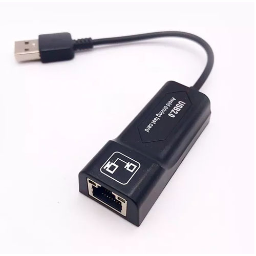 Networt Adapter USB 2.0 to Ethernet RJ45 S2 S3 Lan Gigabit Adapter For 10/100Mbps For Computer