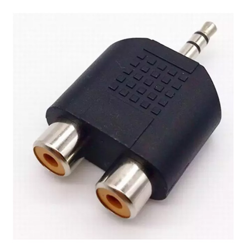 Hot Sale 3.5mm Stereo Male To 2 RCA Female Jack Audio Connector