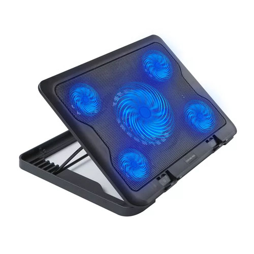 Adjustable notebook cooler Laptop Cpu Stand cooler Fan with 5 fan